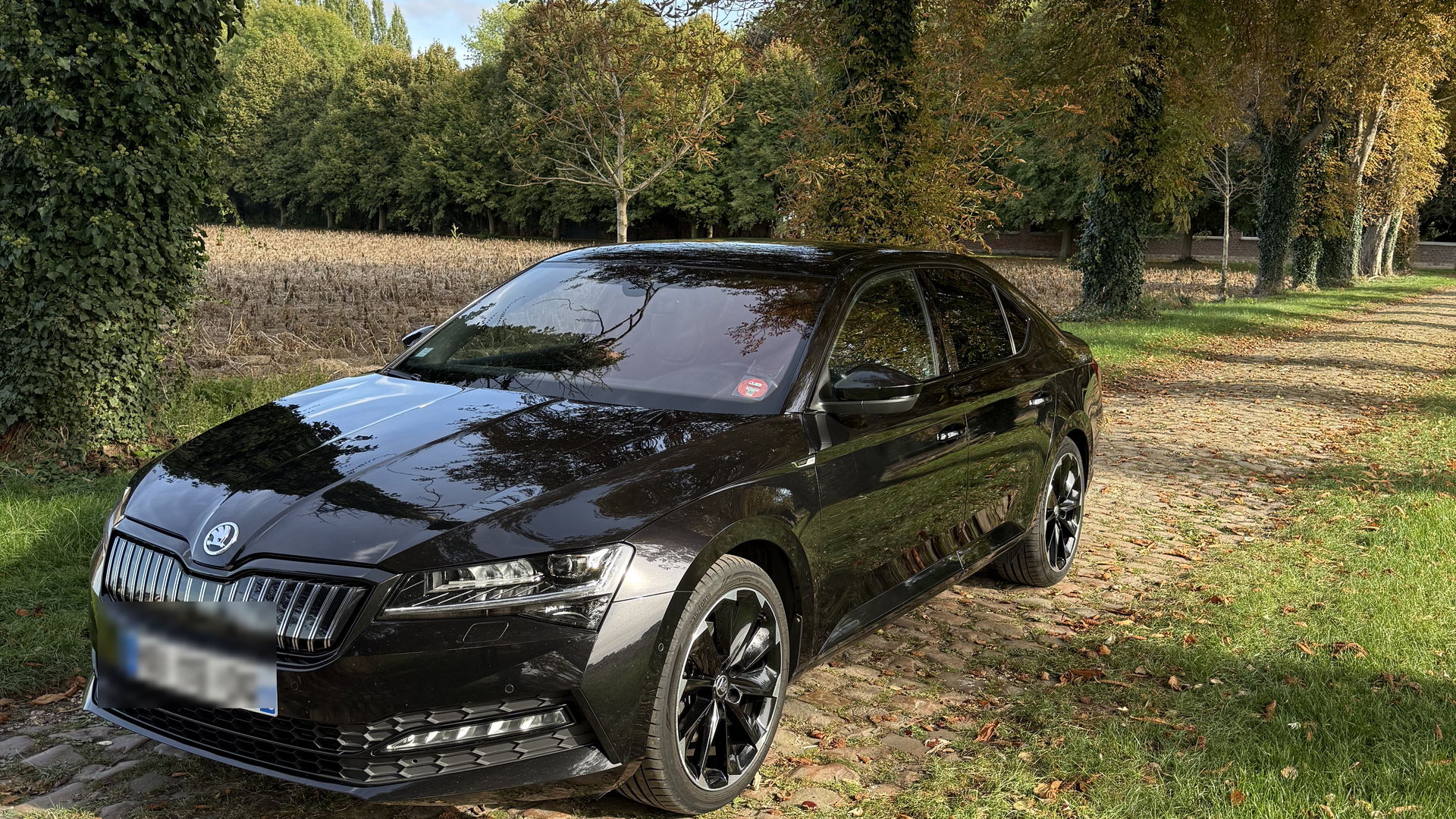 Berline noire BOUKHARS DRIVER pour un service de chauffeur privé à Lille